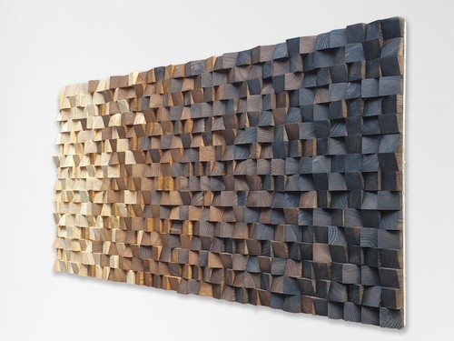 Wooden wall art - ,, sound