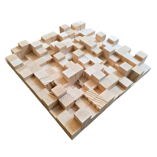 Acoustic wood sound diffuser - acoustic,