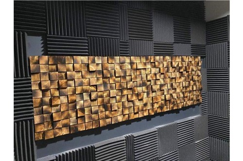 Wooden wall art - ,, sound