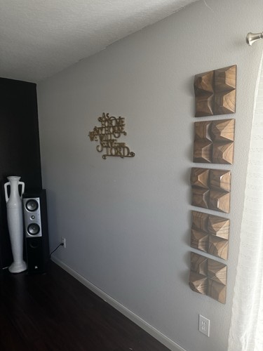 Solid sound diffuser panels - 7-,