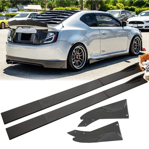 Carbon side skirt panels - 78.7",