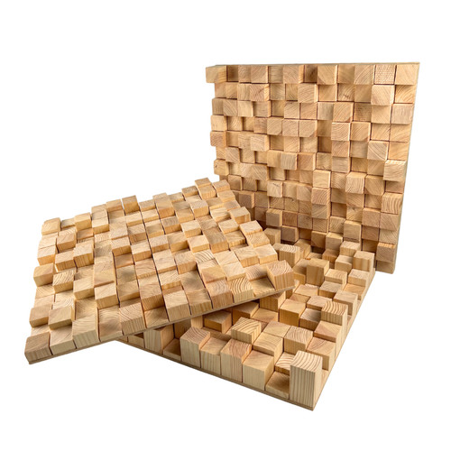 Wooden acoustic diffuser - acoustic,