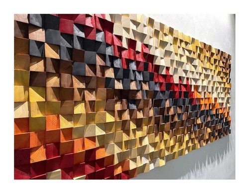 Salman design wood wall art - wood,